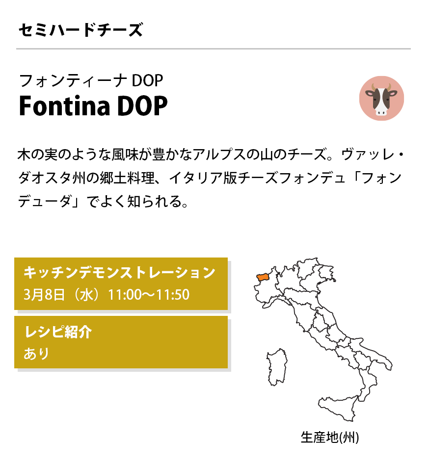 Fontina DOP フォンティーナ DOP