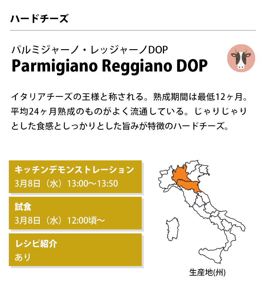 Parmigiano Reggiano DOP パルミジャーノ・レッジャーノDOP